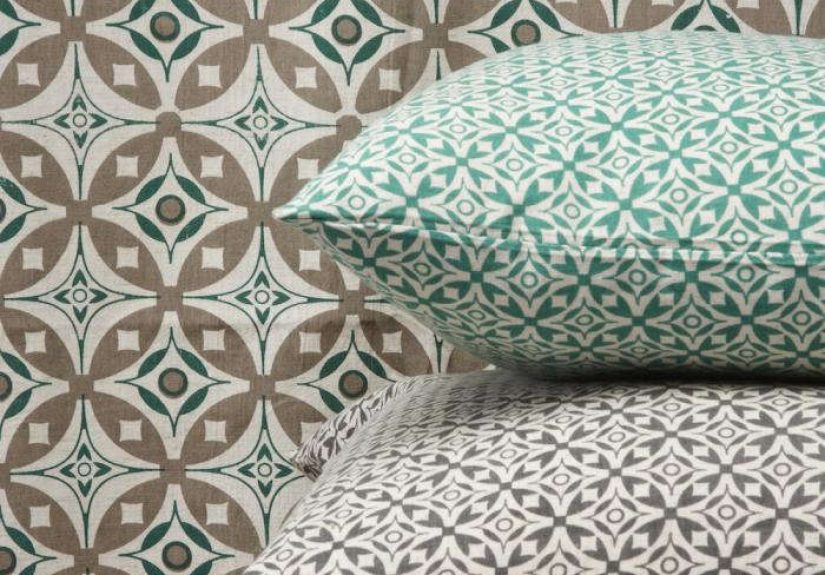 Geometric Fabrics from London, by Way of India