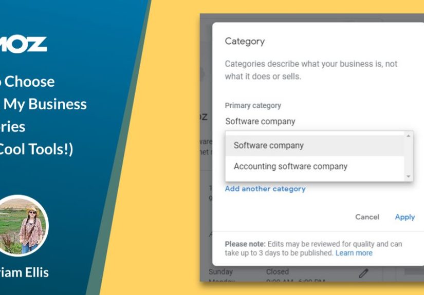 How to Choose Google Business Profile Categories (With Cool Tools!) - Moz