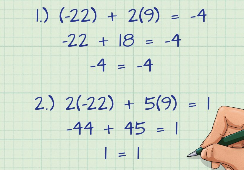 How to Solve Simultaneous Equations Using Substitution Method