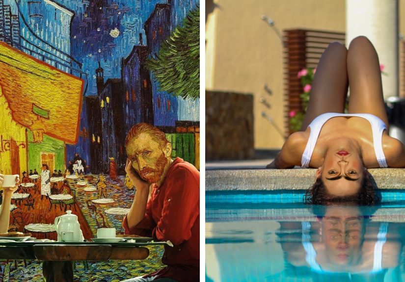 My 57 Photo Manipulations That Put Famous Subjects Of Paintings Out Of The Frame And Into The Modern World