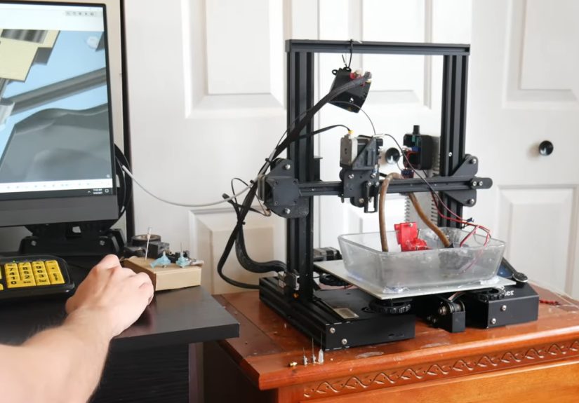 Simple Mods Turn 3D Printer Into Electrochemical Metal Cutter