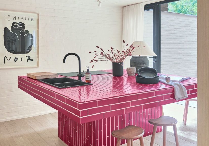 Trend Alert: Tiled Kitchen Islands